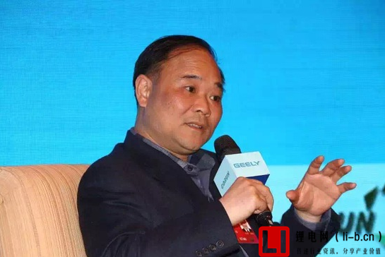 李書福談電動車電池問題