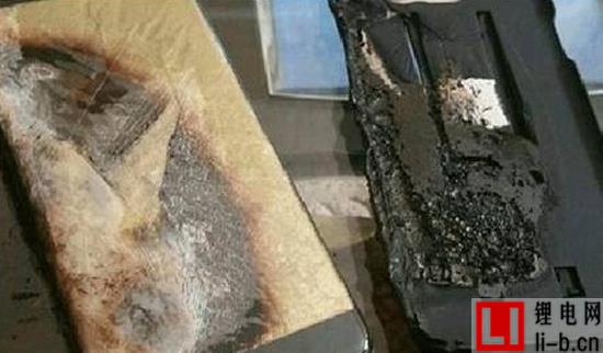 三星Note7電池爆炸