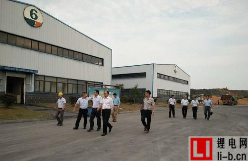 徐州礦務集團蒞臨江西正拓新能源參觀考察