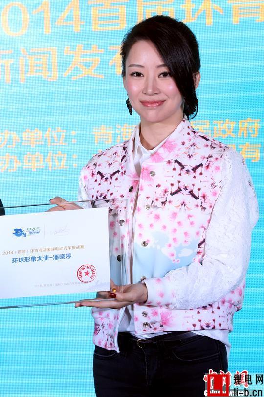青海將辦電動汽車挑戰賽潘曉婷任形象大使