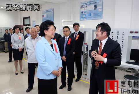中央政治局委員、國務院副總理劉延東視察清華大學