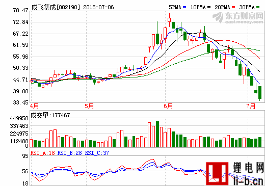 徐翔旗下澤熙投資調研成飛集成 鋰電池訂單明顯增加