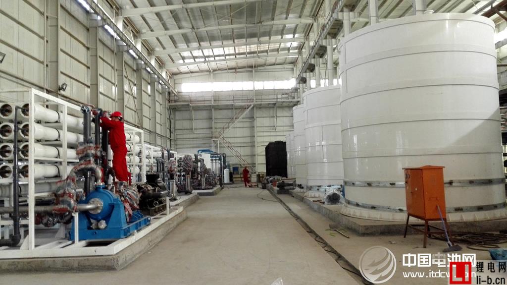 青海恒信融鋰業(yè)2000噸電池級碳酸鋰投料試車