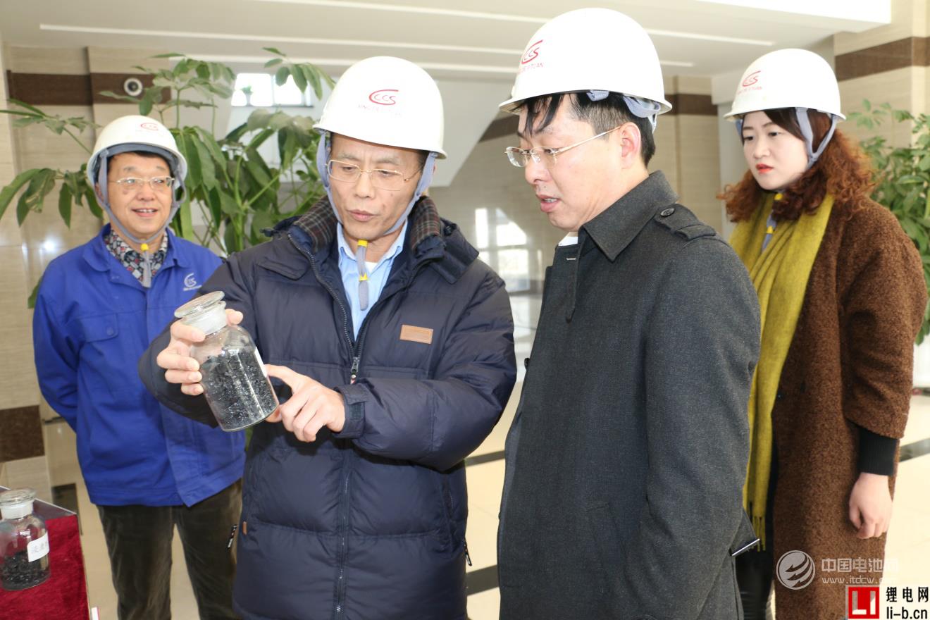 于清教一行調研鞍山興德 鋰電負極原料炭微球前景向好