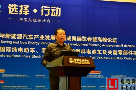 中國化學與物理電源行業協會秘書長劉彥龍
