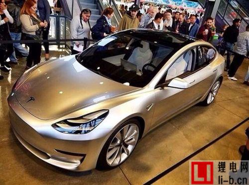 特斯拉Model 3電池能量密度將提升30%