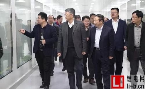 湖州市政協主席吳水霖調研天能鋰電