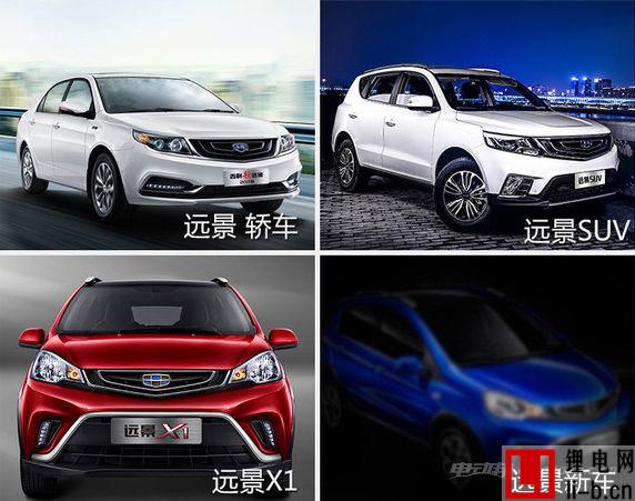吉利規(guī)劃推多款新SUV 遠(yuǎn)景X1將增電動版