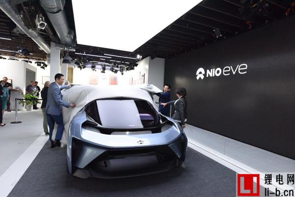 蔚來首款概念車EVE北美發布  4月將亮相上海車展