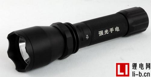 18650電池應用于強光手電