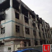 深圳美拜電子起火爆炸現場一片狼藉，損失慘重 (圖)