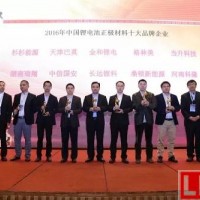 2016年度中國鋰電池正極材料十大品牌
