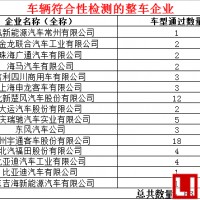 12家企業平臺和46個車型三天完成與新能源汽車國家平臺對接測試