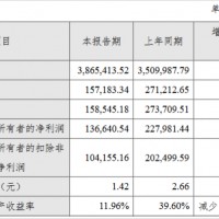 鋰電池毛利下降 天能股份去年凈利潤同比降40%